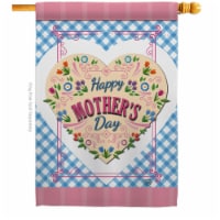 Ornament Collection H192168-BO Floral Mother Day Family 28 x 40 in. Double-Sided Decorative V