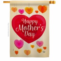 Ornament Collection H192343-BO Sweet Mother Day Family 28 x 40 in. Double-Sided Decorative Ve