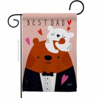Angeleno Heritage G130324-BO My Best Dad Family Father Day 13 x 18.5 in. Double-Sided Decorat