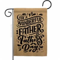 Angeleno Heritage G135186-BO Wonderful Father Family Day 13 x 18.5 in. Double-Sided Decorativ