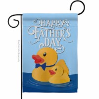 Angeleno Heritage G135352-BO Daddy Yellow Duckie Family Father Day 13 x 18.5 in. Double-Sided