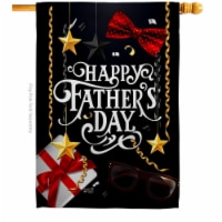 Angeleno Heritage H137369-BO Happy Fathers Day Family Father 28 x 40 in. Double-Sided Decorat