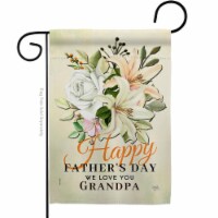 Breeze Decor G165242-BO Father Grandpa Family Day 13 x 18.5 in. Double-Sided Decorative Verti