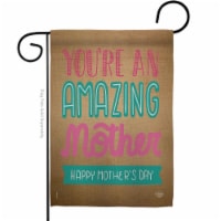 Ornament Collection G191102-BO Youre an Amazing Mother Family Day 13 x 18.5 in. Double-Sided
