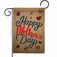 Ornament Collection G192031-BO Happy Mothers Day Family Mother 13 x 18.5 in. Double-Sided Dec