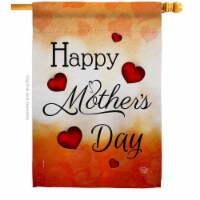 Ornament Collection H192571-BO Happy Mommy Day Family Mother 28 x 40 in. Double-Sided Decorat