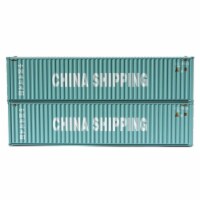 Jacksonville Terminal JTC405076 N Scale 40 China Ship High Cube Corrugated Containers, Pack o