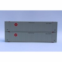 Jacksonville Terminal JTC485029 N Scale VS Missouri Pacific Buzzsaw 48 High Cube Containers,