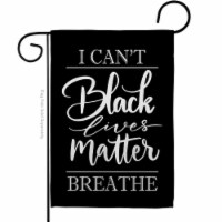 USA Decoration G170060-BO 13 x 18.5 in. I Cant Breathe Black History Lives Matter Double-Side