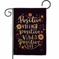 Angeleno Heritage G135204-BO 13 x 18.5 in. Positive Mind Sweet Life Inspirational Double-Side