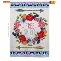 Angeleno Heritage H137006-BO 28 x 40 in. Free Spirit Sweet Life Expression Double-Sided Decor