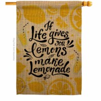 Angeleno Heritage H137185-BO 28 x 40 in. Life Gives Lemons Sweet Inspirational Double-Sided D