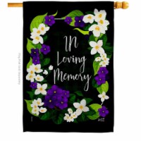 Angeleno Heritage H137484-BO 28 x 40 in. In Our Heart Sweet Life Sympathy Double-Sided Decora