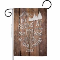 Ornament Collection G191100-BO 13 x 18.5 in. End of your Comfort Zone Sweet Life Inspirationa