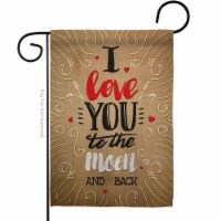 Ornament Collection G191101-BO 13 x 18.5 in. I Love you to the Moon Sweet Life Expression Dou