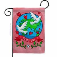 Ornament Collection G192455-BO 13 x 18.5 in. Peace On Earth Sweet Life Double-Sided Decorativ