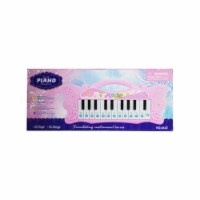 Kole Imports GE579-8 22 Key Battery Operated Buttery Keyboard with 8 Songs - Pack of 8