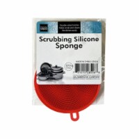 Kole Imports GE624-12 Round Rubber Kitchen Dish Scrubber - Pack of 12