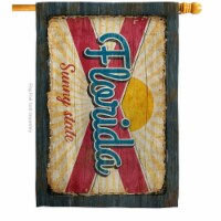 Americana Home & Garden H140954-BO 28 x 40 in. Florida Vintage American State House Flag with