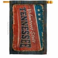 Americana Home & Garden H140987-BO 28 x 40 in. Tennessee Vintage American State House Flag wi