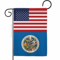 Americana Home & Garden G142475-BO 13 x 18.5 in. Organization of American State USA Friendshi
