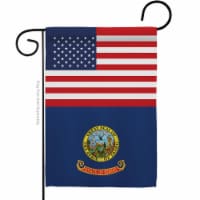 Americana Home & Garden G142763-BO 13 x 18.5 in. USA Idaho American State Vertical Garden Fla