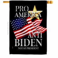 USA Decoration H170253-BO 28 x 40 in. Pro America Anti Biden American Political Vertical Hous