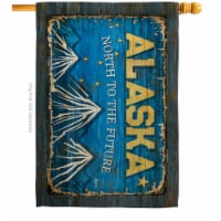 Americana Home & Garden H140946-BO 28 x 40 in. Alaska Vintage American State House Flag with