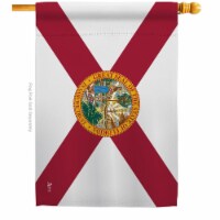 Americana Home & Garden H140510-BO 28 x 40 in. Florida American State House Flag with Double-