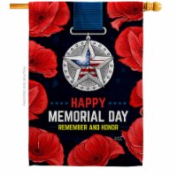 Angeleno Heritage H137497-BO 28 x 40 in. Honor Our Hero American Memorial Day Vertical House