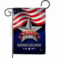 Ornament Collection G192546-BO 13 x 18.5 in. Memorial Day Star American Vertical Garden Flag