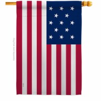 Americana Home & Garden H141099-BO 28 x 40 in. Flag of the United State 1777-1795 House Ameri