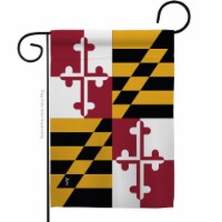 Americana Home & Garden G142521-BO 13 x 18.5 in. Maryland American State Garden Flag with Dou