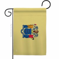 Americana Home & Garden G142531-BO 13 x 18.5 in. New Jersey American State Garden Flag with D