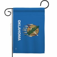 Americana Home & Garden G142537-BO 13 x 18.5 in. Oklahoma American State Garden Flag with Dou