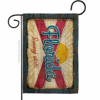 Americana Home & Garden G142954-BO 13 x 18.5 in. Florida Vintage American State Garden Flag w