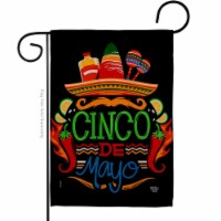 Ornament Collection G190097-BO 13 x 18.5 in. Viva de Mayo Summertime Cinco Vertical Garden Fl