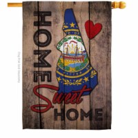 Ornament Collection H191152-BO 28 x 40 in. State New Hampshire Home Sweet American State Vert