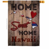 Ornament Collection H191160-BO 28 x 40 in. State Hawaii Home Sweet American State Vertical Ho