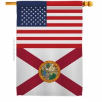 Americana Home & Garden H140760-BO 28 x 40 in. USA Florida American State Vertical House Flag