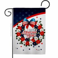 Angeleno Heritage G135496-BO 13 x 18.5 in. Memorial Day Wreath American Vertical Garden Flag