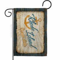 Americana Home & Garden G142984-BO 13 x 18.5 in. Rhode Island Vintage American State Garden F