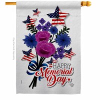 Ornament Collection H192542-BO 28 x 40 in. Memorial Bouquet American Day Vertical House Flag