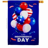 Ornament Collection H192640-BO 28 x 40 in. Ballons of Independence American Fourth July Verti