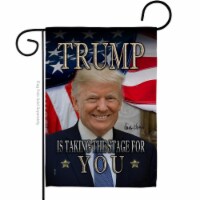 USA Decoration G170133-BO 13 x 18.5 in. Trump Take the Stage American Political Vertical Gard