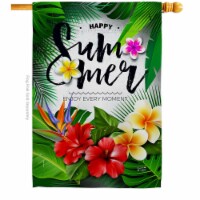 Angeleno Heritage H137447-BO Enjoy Every Moment Summertime Fun & Sun 28 x 40 in. Double-Sided