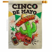 Ornament Collection H192060-BO El Cinco de Mayo Summertime 28 x 40 in. Double-Sided Decorativ
