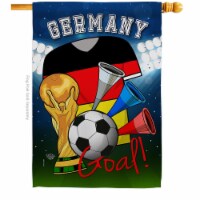 Ornament Collection H192097-BO World Cup Germany Soccer Sports 28 x 40 in. Double-Sided Decor