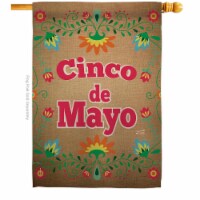 Angeleno Heritage H137042-BO Suzani Cinoco de Mayo Summertime Cinco 28 x 40 in. Double-Sided