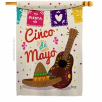 Angeleno Heritage H137044-BO Fiesta Cinco de Mayo Summertime 28 x 40 in. Double-Sided Decorat